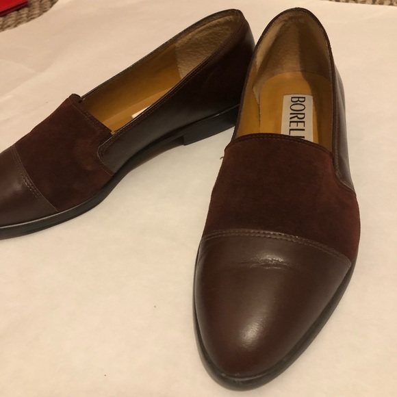 Borelli Leather Made in Brazil Suede Pointy Loafer - Picture 3 of 7